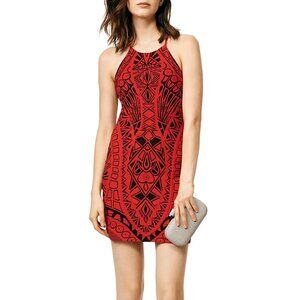 Red and Black Mini Cocktail Dress (Size XS)